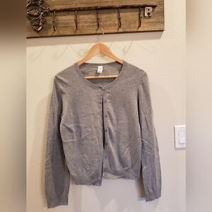 Gray Cardigan L